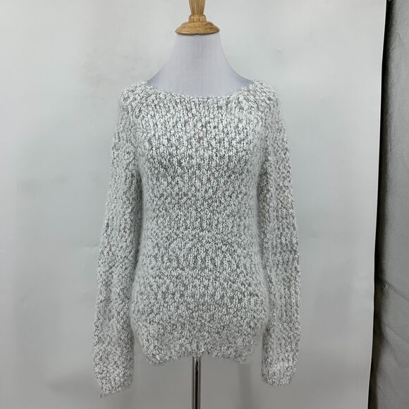 Buffalo David Bitton Shaggy Sweater Womens S Small Marled Knit Long Sleeve Top - Picture 2 of 13